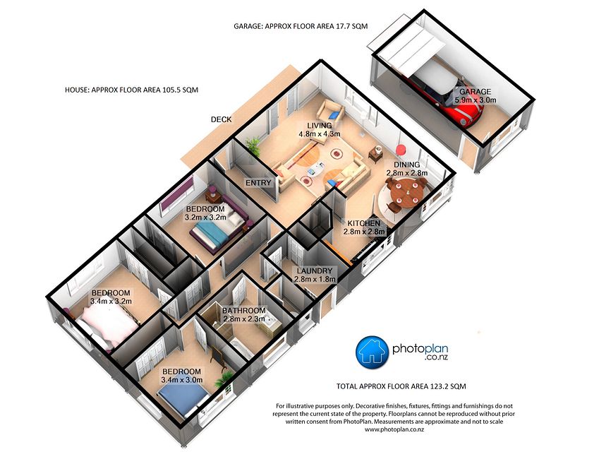 House for rent Pukekohe 38C Tasman Street, Pukekohe myRent.co.nz